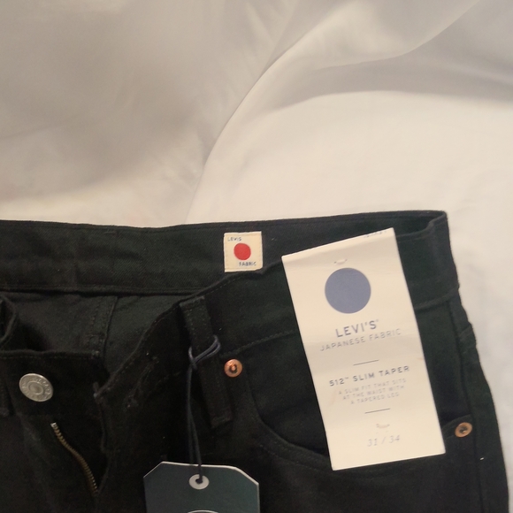 Levi's 512 Japanese Selvedge Denim Black 31x34 - Main Image